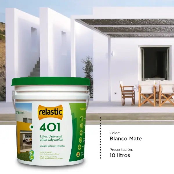 [40110] 401 Latex Exterior Premium (10 Litros)
