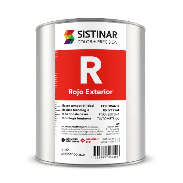 [CCR] Colorante Tintométrico Universal (Rojo)