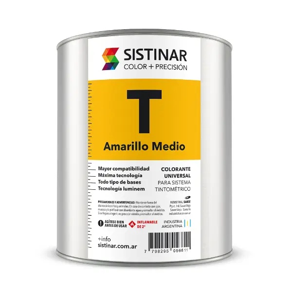 [CCT] Colorante Tintométrico Universal (Amarillo Medio)