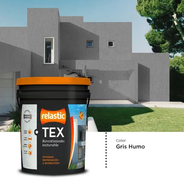 [TEXGH] Revestimiento Texturado TEX (Gris Humo)