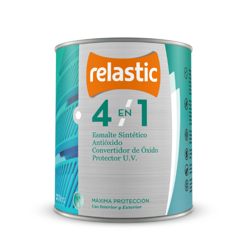 4 en 1 Esmalte Multifunción Brillante (Amarillo Medio, 1 Litro)